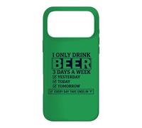 Carcasa para iPhone 17 Pro MAX Solo Bebo Cerveza 3 días a la Semana Lista de verificación