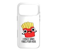 Carcasa para iPhone 17 Pro MAX Solo Tengo Papas Fritas para ti Juego de Palabras Divertido