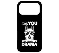 Carcasa para iPhone 17 Pro MAX Solo tú Puedes Evitar un Drama - Llama Alpaca