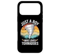 Carcasa para iPhone 17 Pro MAX Solo un niño Que ama los tornados Niños Niños Tormenta de Huracanes
