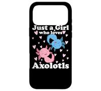 Carcasa para iPhone 17 Pro MAX Sólo una Chica Que ama a los Axolotl Axolotl Cute Kawaii Des