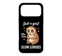 Carcasa para iPhone 17 Pro MAX Solo una Chica Que ama Slow Lorises Lindo Primate