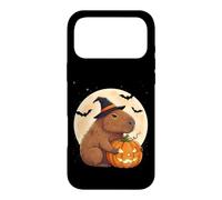 Carcasa para iPhone 17 Pro MAX Sombrero de Bruja Capibara de Halloween Calabaza Espeluznante
