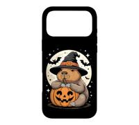Carcasa para iPhone 17 Pro MAX Sombrero de Bruja Capibara de Halloween Calabaza Espeluznante