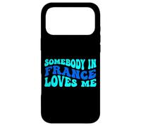 Carcasa para iPhone 17 Pro MAX Somebody in France Loves Me Modern Boho Vibe