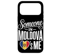 Carcasa para iPhone 17 Pro MAX Someone In Moldova Loves Me Moldovan Heart Flag