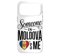 Carcasa para iPhone 17 Pro MAX Someone In Moldova Loves Me Moldovan Heart Flag