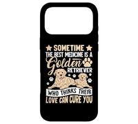 Carcasa para iPhone 17 Pro MAX Sometimes The Best Medicine Is A Golden Retriever Who Thinks