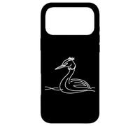 Carcasa para iPhone 17 Pro MAX Somormujo Lavanco Line Art Ornitologia