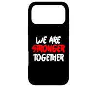 Carcasa para iPhone 17 Pro MAX Somos MÁS Fuertes Juntos