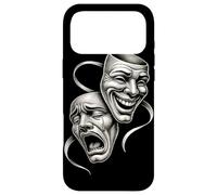 Carcasa para iPhone 17 Pro MAX Sonríe Ahora Llora Más Tarde Feliz Máscaras de Teatro Triste