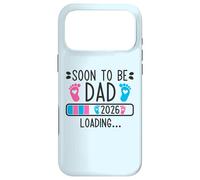 Carcasa para iPhone 17 Pro MAX Soon to Be Dad 2026 Cargando Anuncio de Embarazo 2026
