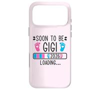 Carcasa para iPhone 17 Pro MAX Soon to Be Gigi 2026 Loading Pregnancy Announcement 2026