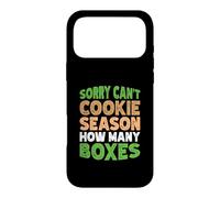 Carcasa para iPhone 17 Pro MAX Sorry Can't Cookie Season How Many Boxes