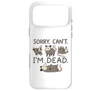 Carcasa para iPhone 17 Pro MAX Sorry Can't I'm Dead