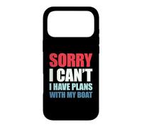 Carcasa para iPhone 17 Pro MAX Sorry I Can't I Have Plans with My Boat