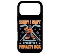 Carcasa para iPhone 17 Pro MAX Sorry I Can't I'm In The Penalty Box Jugador de Hockey -