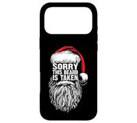 Carcasa para iPhone 17 Pro MAX Sorry This Beard Is Taken Cool Christmas Santa Claus Graphic