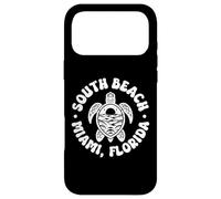 Carcasa para iPhone 17 Pro MAX South Beach Miami Florida Surf Tortuga Marina Playa Surfista