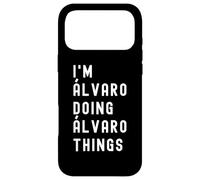 Carcasa para iPhone 17 Pro MAX Soy Álvaro Haciendo Cosas de Álvaro