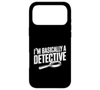 Carcasa para iPhone 17 Pro MAX Soy básicamente un Detective Divertido para los Amantes del Misterio