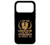 Carcasa para iPhone 17 Pro MAX Soy el libertador de los pies oprimidos Funny Reflexologist
