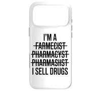 Carcasa para iPhone 17 Pro MAX Soy Farmacéutico Vendo Medicamentos Dispensador Laboratorio