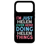 Carcasa para iPhone 17 Pro MAX Soy Helen aquí Haciendo Helen Things Nombre