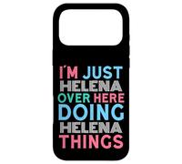 Carcasa para iPhone 17 Pro MAX Soy Helena aquí Haciendo Helena Things Nombre