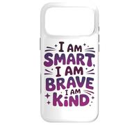 Carcasa para iPhone 17 Pro MAX Soy Inteligente Soy Valiente Soy Amable Motivacional