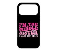 Carcasa para iPhone 17 Pro MAX Soy la Hermana del Medio I Make The Rules Funny Sister