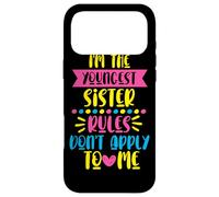 Carcasa para iPhone 17 Pro MAX Soy la Hermana Menor - Las Reglas no se aplican a mí