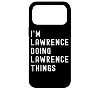 Carcasa para iPhone 17 Pro MAX Soy Lawrence Haciendo Cosas de Lawrence