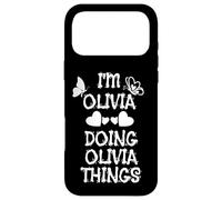 Carcasa para iPhone 17 Pro MAX Soy Olivia y Hago Cosas de Olivia - Me llamo Olivia