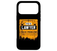 Carcasa para iPhone 17 Pro MAX Soy un Abogado Resuelvo Problemas Que no Conoce Chistes de Abogados