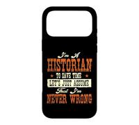 Carcasa para iPhone 17 Pro MAX Soy un historiador para Ahorrar Tiempo, supongamos Que Nunca me equivoco