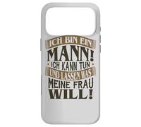 Carcasa para iPhone 17 Pro MAX Soy un Hombre Que Puedo Hacer y Dejar lo Que mi Esposa