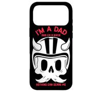 Carcasa para iPhone 17 Pro MAX Soy un papá y Soy un Motorista Nada Puede Asustarme papá Motorista