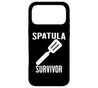 Carcasa para iPhone 17 Pro MAX Spatula SUPERVIVIENTE Divertida Madre Familia Retro Infancia