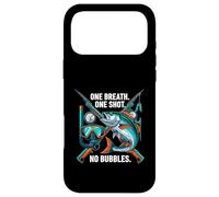 Carcasa para iPhone 17 Pro MAX Spearfishing One Breath One Shot No Bubbles Diver