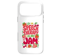 Carcasa para iPhone 17 Pro MAX Speech Therapy is My Jam Boho Floral SLP Speech Therapist