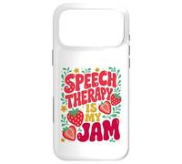 Carcasa para iPhone 17 Pro MAX Speech Therapy is My Jam Boho Floral | SLP Speech Therapist