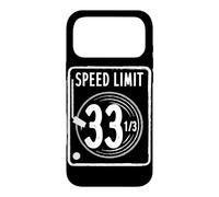 Carcasa para iPhone 17 Pro MAX Speed Limit 33 1/3 RPM Vinyl Registro Álbum de Música DJ