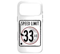 Carcasa para iPhone 17 Pro MAX Speed Limit 33 1/3 RPM Vinyl Registro Álbum de Música DJ