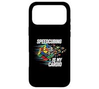 Carcasa para iPhone 17 Pro MAX Speedcubing Is My Cardio Funny Cube Solver Design
