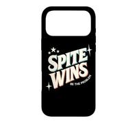 Carcasa para iPhone 17 Pro MAX Spite Wins Be The Problem Funny Sarcastic Retro Cita Humor