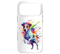 Carcasa para iPhone 17 Pro MAX Splash Art Jack Russell