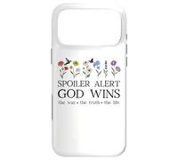 Carcasa para iPhone 17 Pro MAX Spoiler Alert God Wins I've Read The Final Chapter Christian