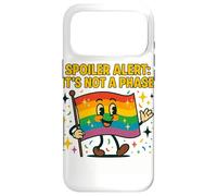 Carcasa para iPhone 17 Pro MAX Spoiler Alert It's Not a Phase Cute Rainbow Flag LGBTQ Desig