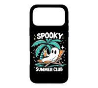 Carcasa para iPhone 17 Pro MAX Spooky Summer Summerween Esqueleto Fantasma Playa Halloween